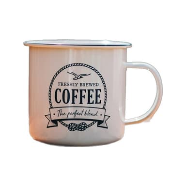 Mug on white background